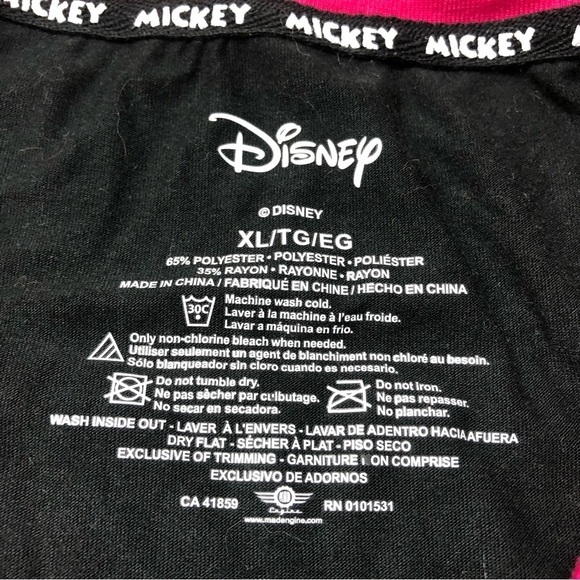 Nwot Disney Mickey Mouse Sleep Shirt Size XL - Picture 3 of 7